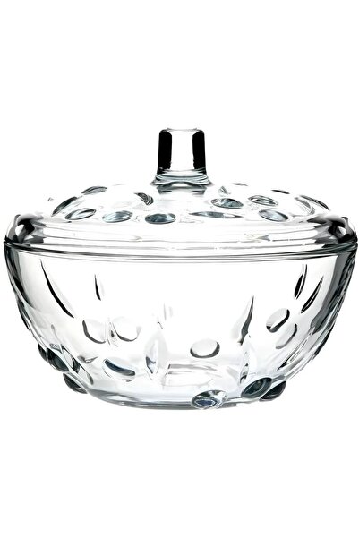 Paşabahçe 5 قطع وعاء سكر زجاجي بغطاء من بيرلا سعة 140 مل