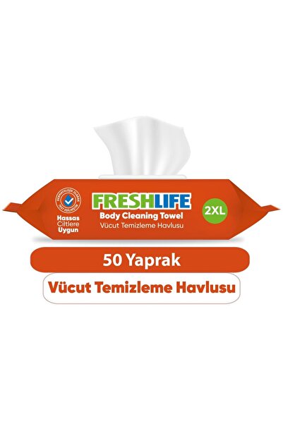 Freshlife Vücut Temizleme Havlusu 50 li