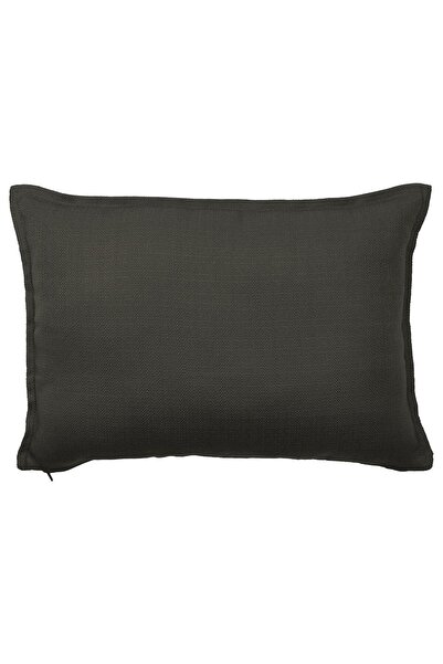 AZOZ MERCHLY غطاء وسادة، لون رمادي داكن، 40 × 58 سم