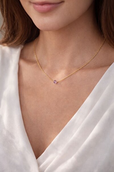 ALYA İnci detaylı zarif sade kolye