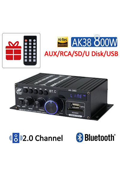 choice2 AK380 800W AK380/370/350 800W 12V HiFi Power Amplifier Home Karaoke C...