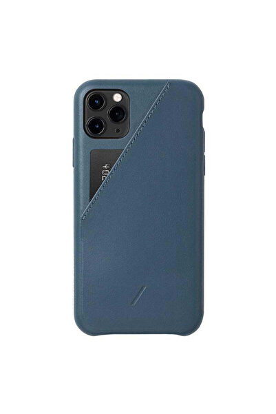 Native Union Husa Piele Naturala cu Buzunar Card Clic Card - iPhone 11 Pro Max