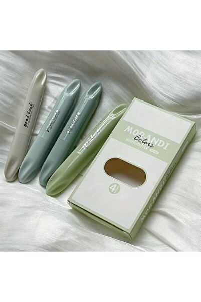 Innovate Store Green Pastel Colors 4-Pack Highlighter Pen Set