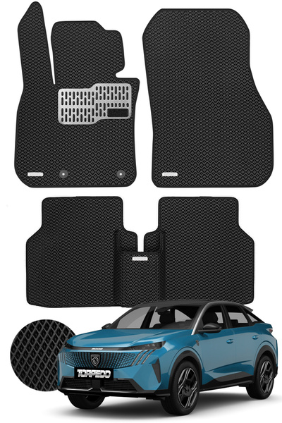 TORPEDO Peugeot 3008 2024 ve Sonrası Hybrid Uyumlu Hücreli Premium Eva Paspas...