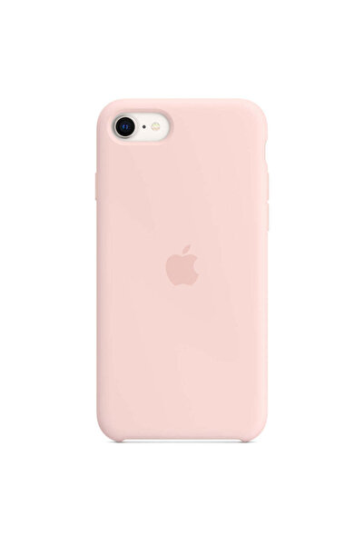 Apple Silicone Case for iPhone SE 2022 / 2020 / 8 / 7, Chalk Pink - MN6G3ZM/A...