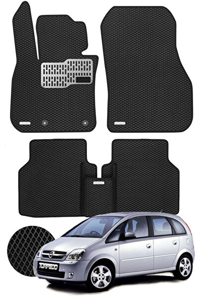 TORPEDO Opel Meriva A 2003-2010 Arası Uyumlu Hücreli Premium Eva Paspas Seti ...
