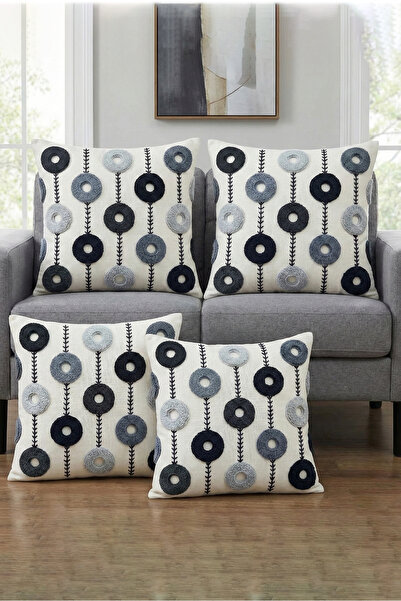 Hayal Dekoratif Punch Embroidery Pattern 3D Digital Printed Round Punch Patte...