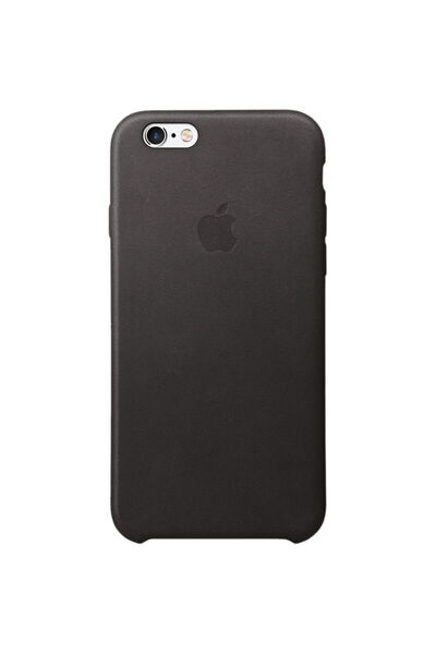 Apple Husa Piele Naturala pt. iPhone 6(s), Black - MKXW2ZM/A, Originala, Resi...