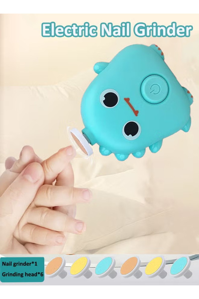 Generic Electric Nail Clippers Splash-Proof Manicure Tool Cute Dinosaur Desig...