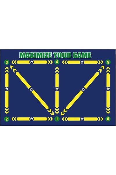 Aputue بساط تدريب كرة قدم مانع للانزلاق