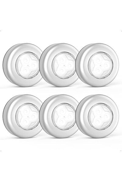 X SPRING 6 Pack Battery Operated LED Under Cabinet Lights