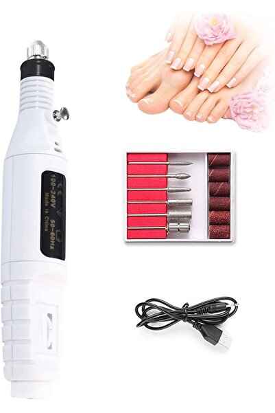 Arabest مجموعة مثقاب أظافر كهربائي محمول