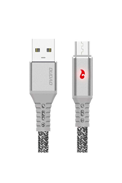 DUDAO Cablu Incarcare & Date USB la Micro-USB cu indicator LED - 3A