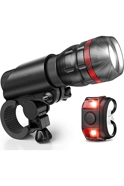 Arabest Extremely Bright Front and Rear Bike Light Set - Installs in Seconds ...