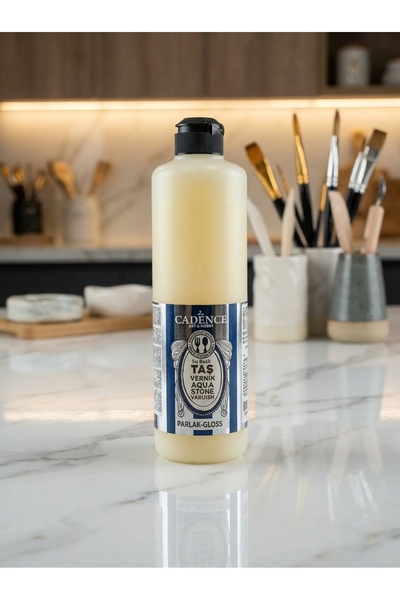 Cadence Taş Vernik Parlak 500 ml Tüm Yüzeyler Kokusuz Su Bazlı Akrilik Vernik