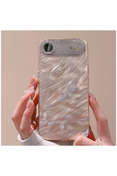 Zebana حافظة متوافقة مع هاتف iPhone 17 Air حافظة من السيليكون باللون الذهبي ا...