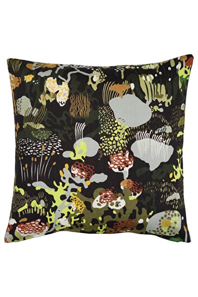 AZOZ MERCHLY Cushion cover, black/multicolour, 50 x 50 cm