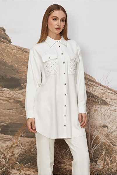 Alvina Shirt Collar Tunic 46200