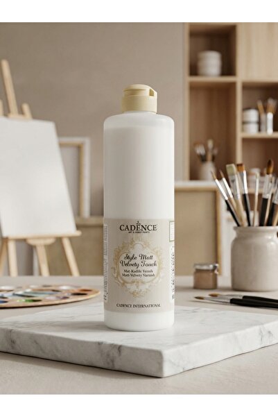 Cadence Kadife Mat Vernik 500 ml Tüm Yüzeyler Kokusuz Su Bazlı Vernik