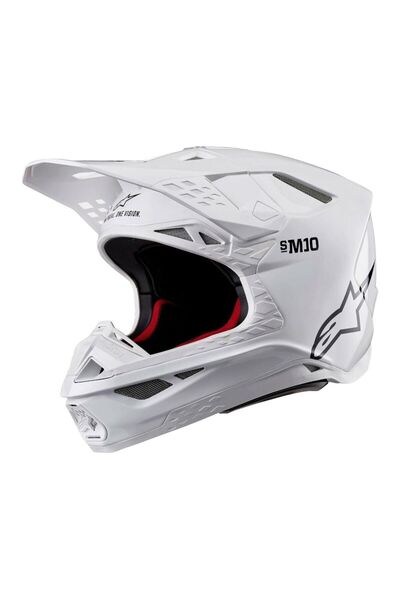 Alpinestars Supertech M10 Off-Road Kaskı Beyaz Siyah