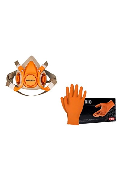 Kraft&dele Kit complet de vopsire, mască de vopsire + filtru + mănuși de nitr...