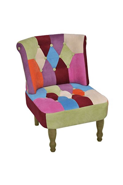 vidaxl Fotoliu franțuzesc, model mozaic, material textil