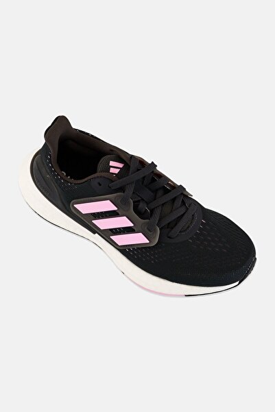 adidas Women Pureboost 23 W Lace Up Running Shoes, Black