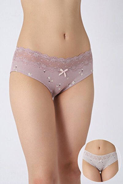 NBB Soft Lavender Gray 2-Pack Hipster Panties