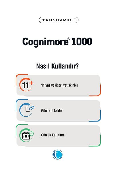 Cognimore 1000 mg Sitikolin 30 Tablet