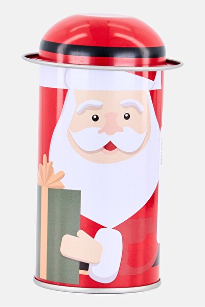 Muy Mucho Metal Christmas Stoage Box, Red