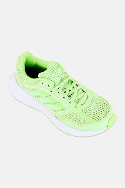 adidas Women Galaxy Star W Lace Up Brand Logo Running Shoes, Lime Green