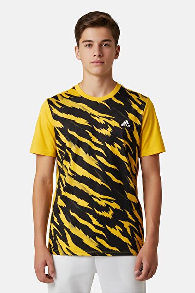 adidas Kids Boy Brand Logo Training T-Shirt, Multicolor