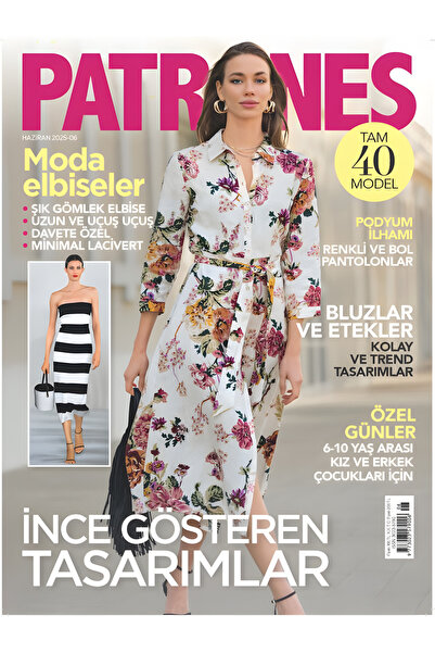 Turkuvaz Dergi Patrones Dikiş Dergisi Haziran 2025-06
