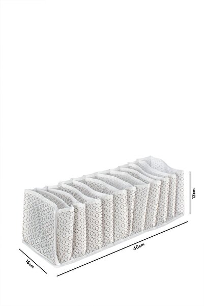 ACELEYOLLA Medium 11 Gözlü Çekmece Içi Düzenleyici Organizer 16 x 40 x 12 cm