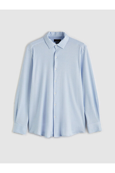 LC Waikiki Blue Slim Fit Men's Shirt