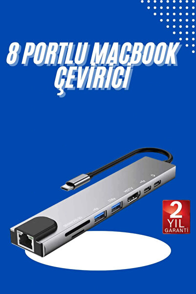 shopwave محول KRM USB Type-c Hub Converter Multiplexer Macbook Converter 8 من...