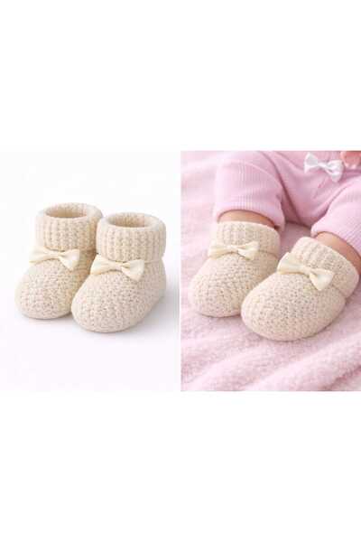 ANUK GRUP Baby Knitted Booties 0-6 Months