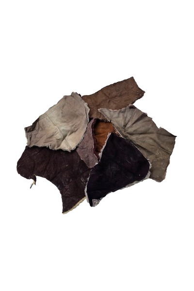 Hasyılmaz Multi-Purpose Genuine Leather Pieces 1 kg (Mixed)