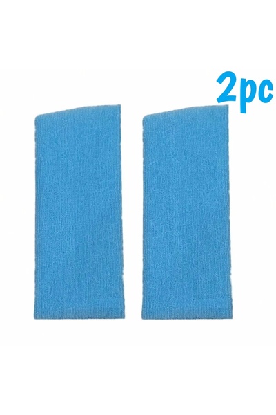 choice2 ليفة تقشير الجسم زرقاء مكونة من قطعتين، متوفرة بستة ألوان، ذات وجهين ...