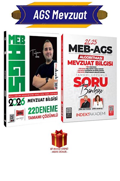 İndeks Akademi 2026 Yargı MEB AGS Nevzuat Deneme+İndeks MEB AGS Mevzuat Soru ...