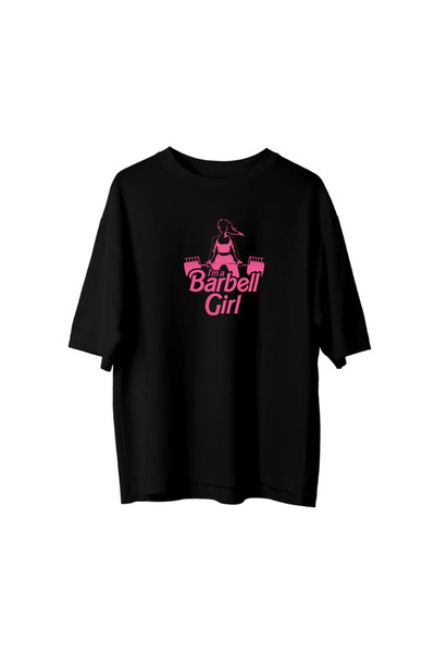CANDLEMASTORE Barbell Girl - Oversized T-Shirt
