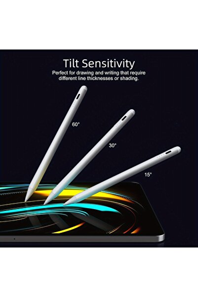 Generic قلم ذكي عالمي متوافق مع نظامي التشغيل أندرويد و iOS، مزود ببطارية قابلة لإعادة الشحن