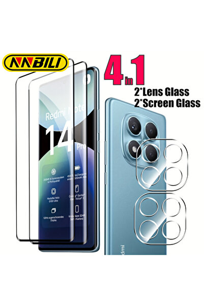 choice2 Redmi Note 14 Pro 5G 2 Glass 2 Lens Film NNBILI 4pcs [2pcs + 2pcs] fo...