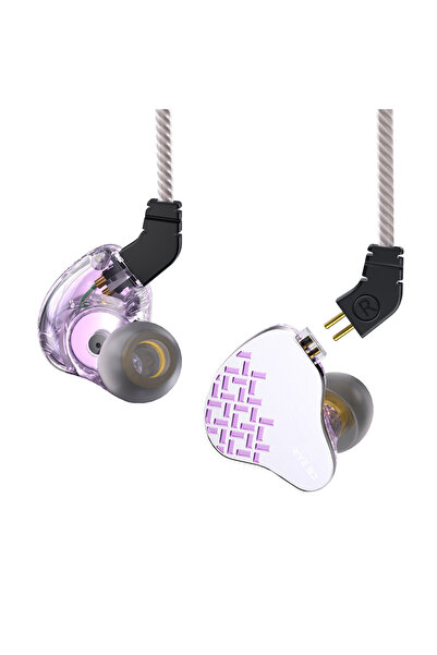 Choice سماعات أذن ديناميكية جديدة من KBEAR طراز Rosefinch باللون البنفسجي بدو...