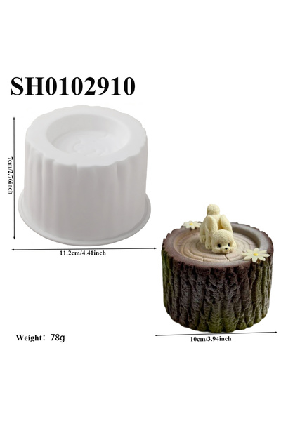 Choice SH0102910-thin Christmas French Mousse Cake Mould 4 Inch or 7 Inch or ...