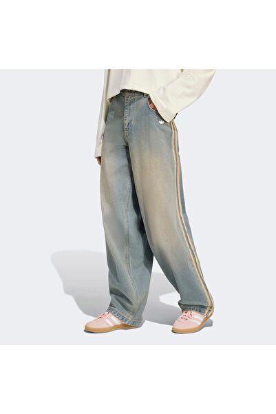 adidas P Essential Denim Pnt Kadın Mavi Pantolon