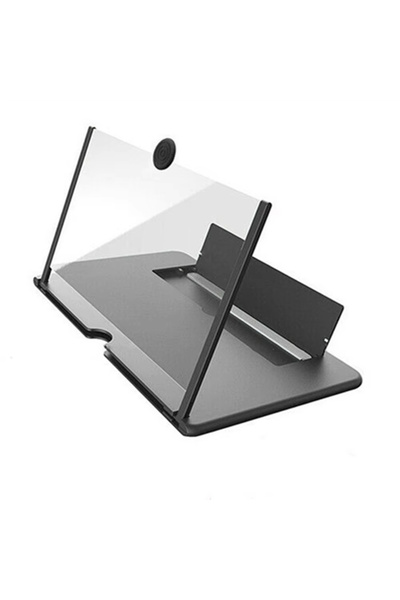 Choice مكبر شاشة هاتف ثلاثي الأبعاد فائق الوضوح باللون الأسود، مقاس 12 بوصة، ...