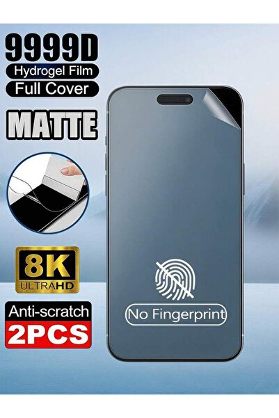 Choice14 واقي شاشة هيدروجيل شفاف غير لامع مقاوم لبصمات الأصابع لهاتف آيفون 17...