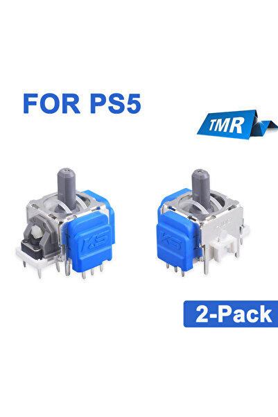 Choice قطعتان من عصا التحكم الكهرومغناطيسية TMR لوحدة تحكم PS5، مجموعة استبدا...