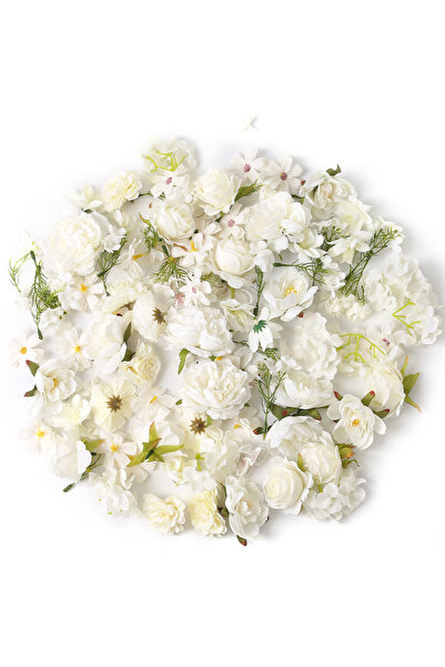 Choice 7-1 زهور ورود حريرية أوروبية اصطناعية لتزيين المنزل أو غرفة النوم أو ح...